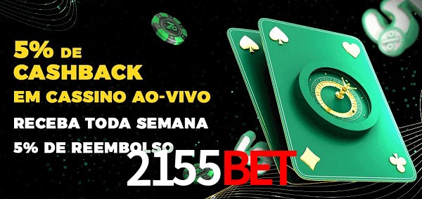 Promoções do cassino ao Vivo 2155bet
